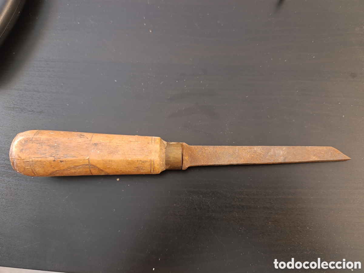 Antig&uuml;edades: Escoplo o form&oacute;n antiguo - Foto 1