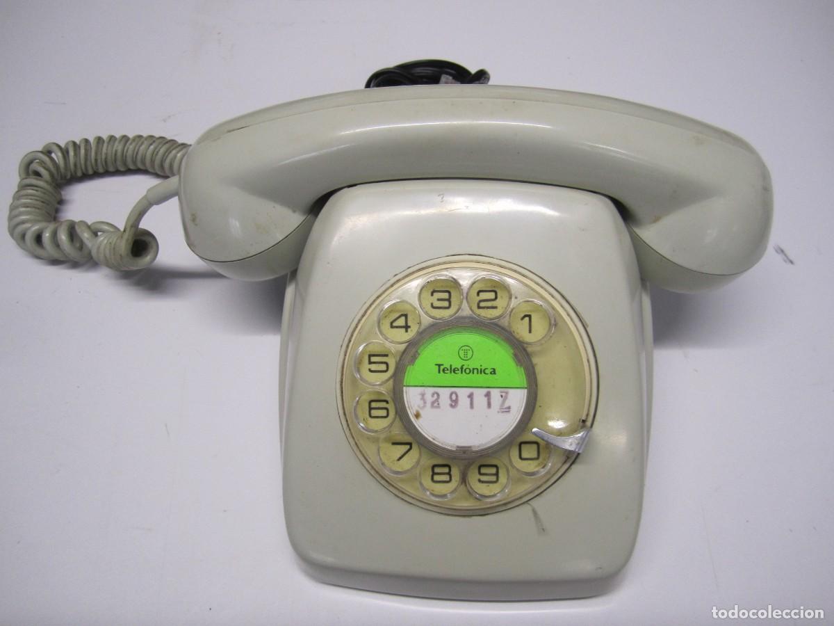 Tel&eacute;fonos: antiguo telefono sobremesa telefonica elasa