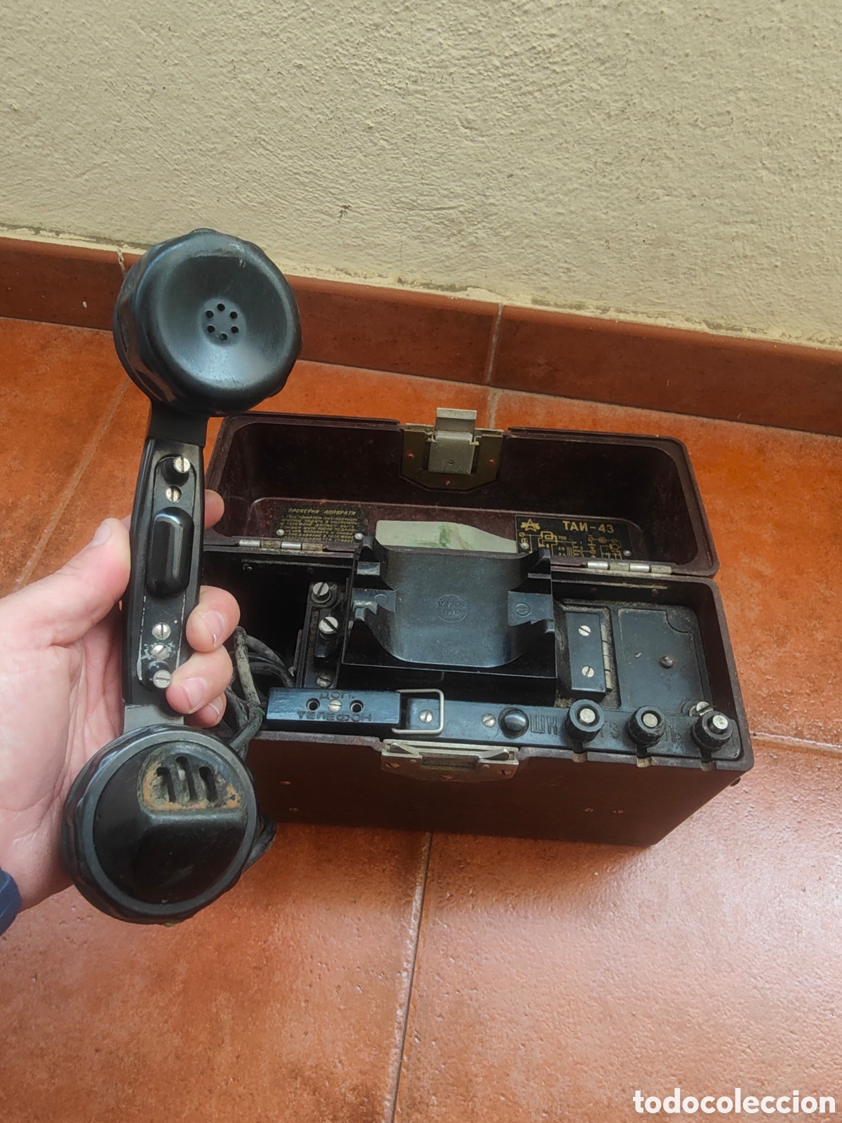 Tel&eacute;fonos: TELEFONO MILITAR SOVIETICO TAI-43 - Foto 2