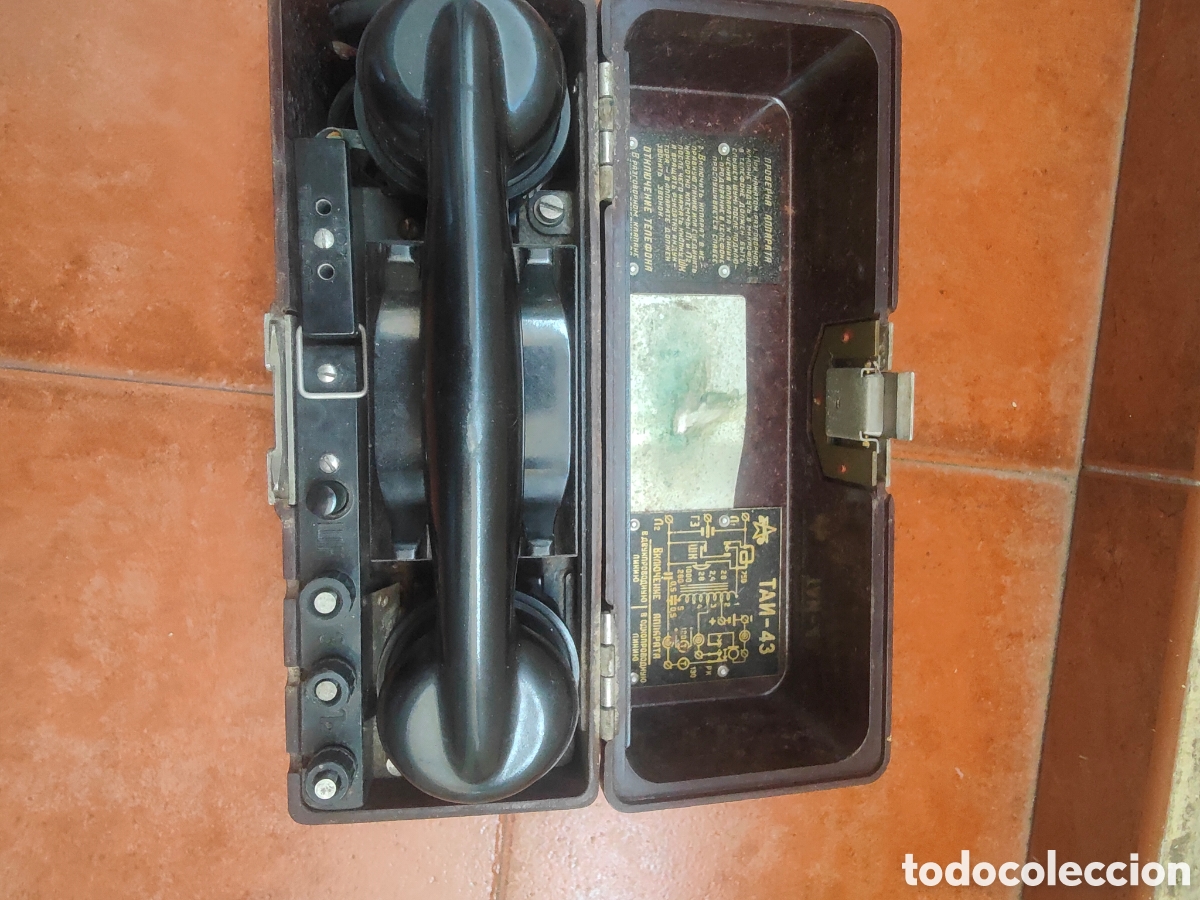 Tel&eacute;fonos: TELEFONO MILITAR SOVIETICO TAI-43 - Foto 3