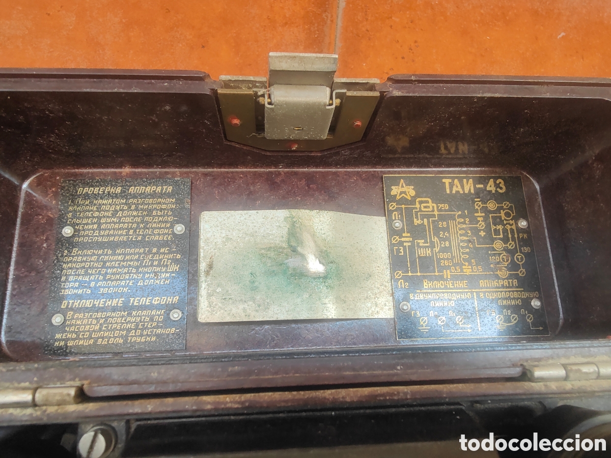 Tel&eacute;fonos: TELEFONO MILITAR SOVIETICO TAI-43 - Foto 6