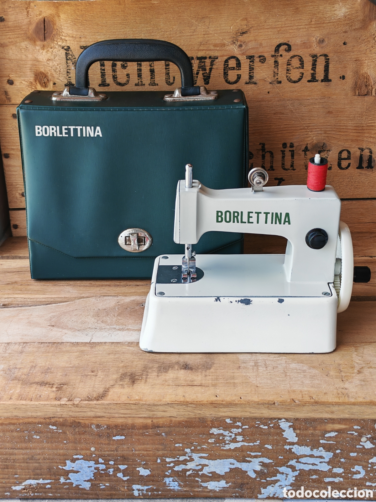 Antig&uuml;edades: Borlettina M&aacute;quina coser infantil italiana