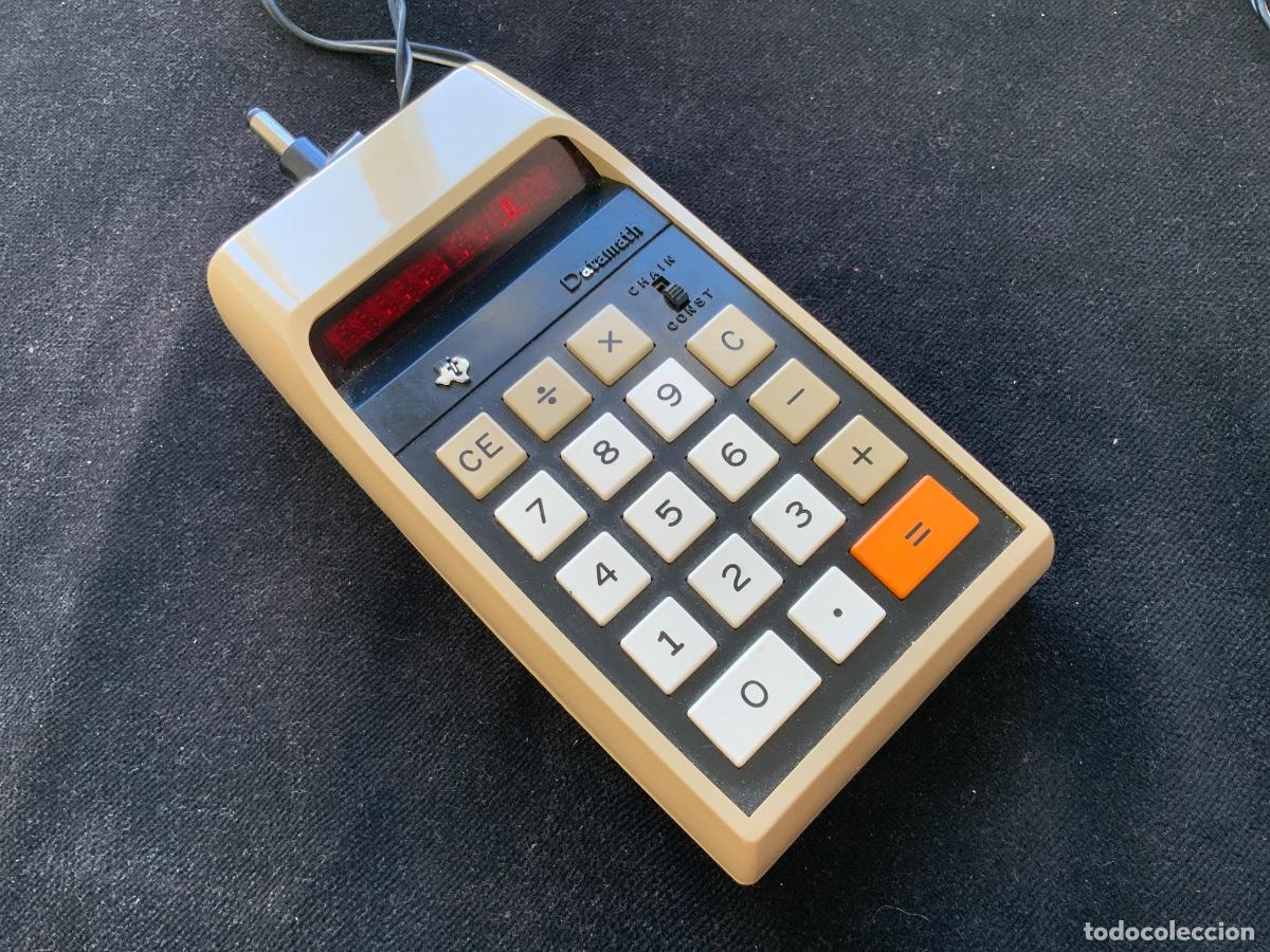 Antiguidades: Calculadora datamath de texas instruments, ti 2500, made in spain, funciona , se envia con transform