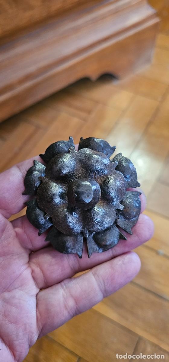 Antiques: Bonito clavo forja XVI XVII trabajado