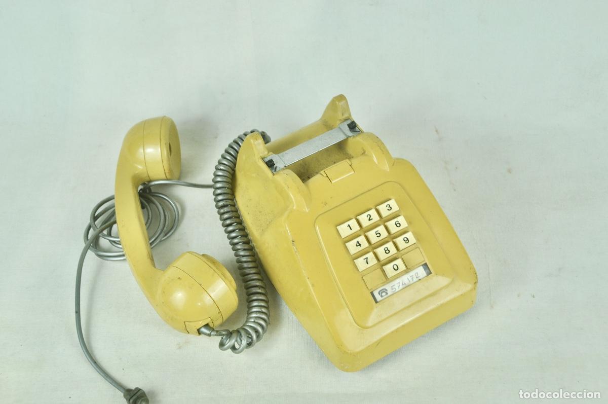 Tel&eacute;fonos: Tel&eacute;fono de teclas beige - Foto 6