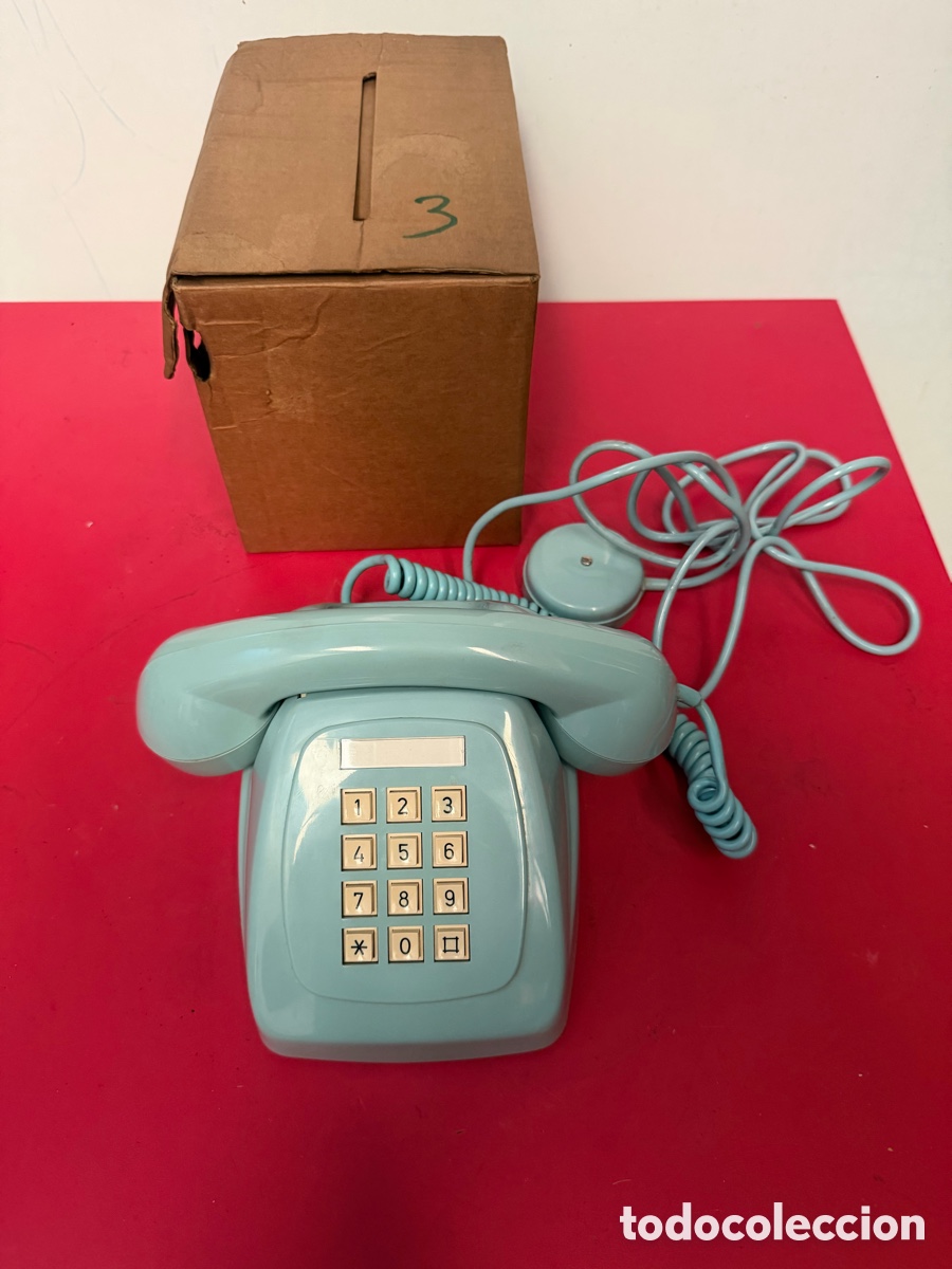 Tel&eacute;fonos: Tel&eacute;fono Vintage Amper CA-745-S Azul
