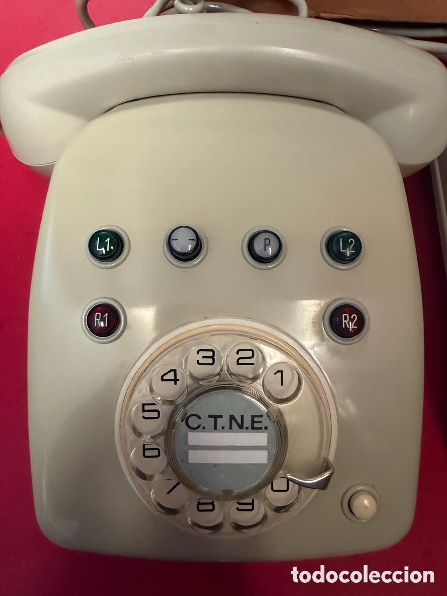 Tel&eacute;fonos: Tel&eacute;fono Citesa Vintage Beige - Foto 4