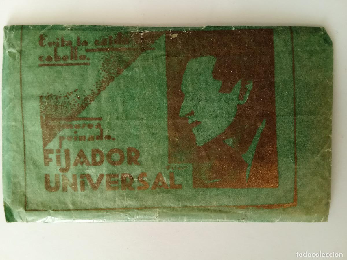 Antig&uuml;edades: Sobre completo cerrado fijador universal a&ntilde;os 30