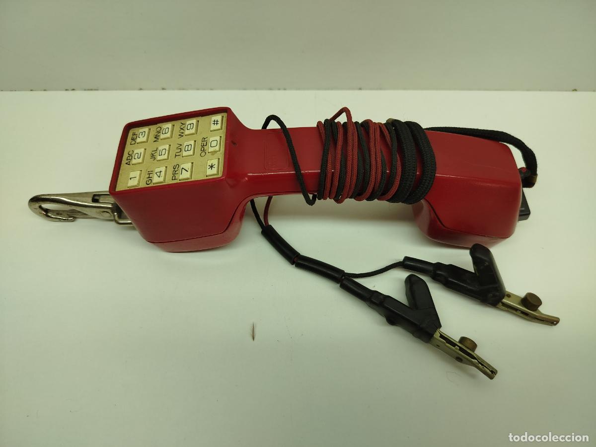 Tel&eacute;fonos: ANTIGUO TELEFONO DE PRUEBAS PARA TECNICOS DE TELEFONICA - WALKER WTS-201 - SET LINIERO
