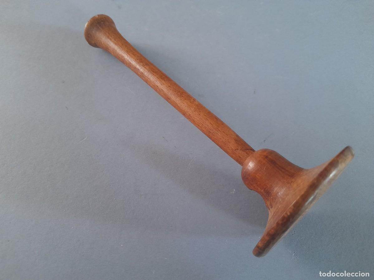 Antig&uuml;edades: antiguo estetoscopio de pinard, desmontable. de madera, 17cm aprox