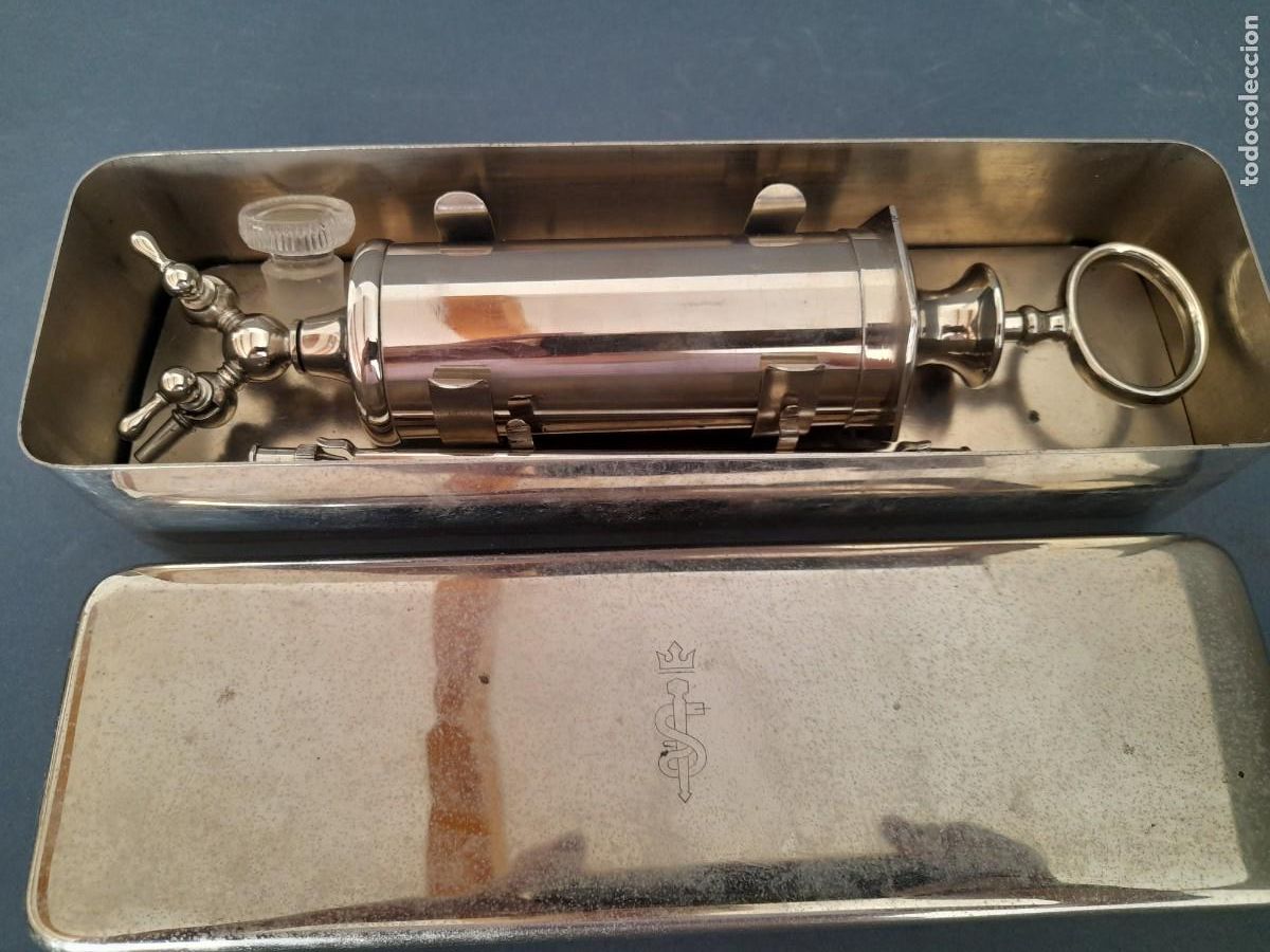 Antig&uuml;edades: aspirador medico dieulafoy, bomba aspiracion - inyeccion manual para quirurgia interna, princ XX apr