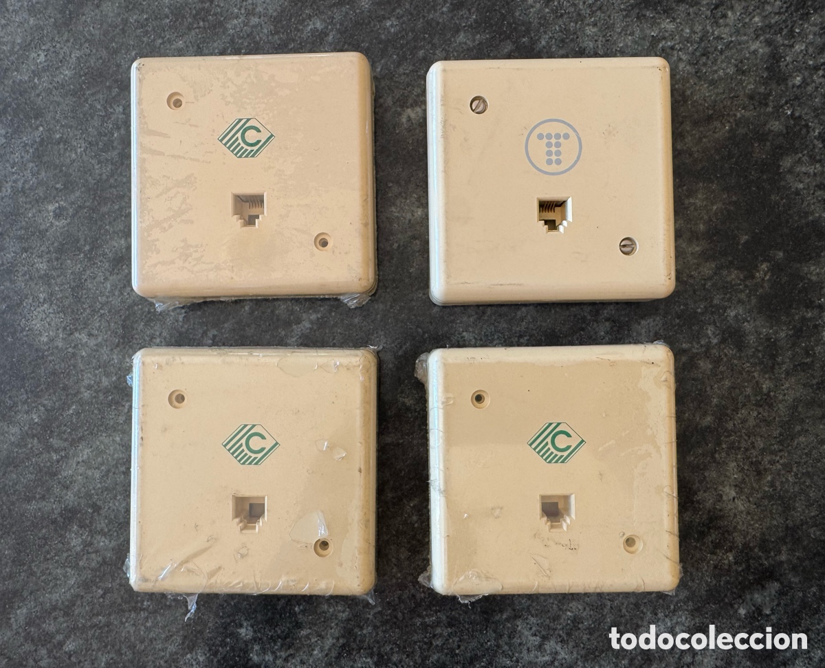 Tel&eacute;fonos: LOTE 4 CONECTORES TELEF&Oacute;NICOS