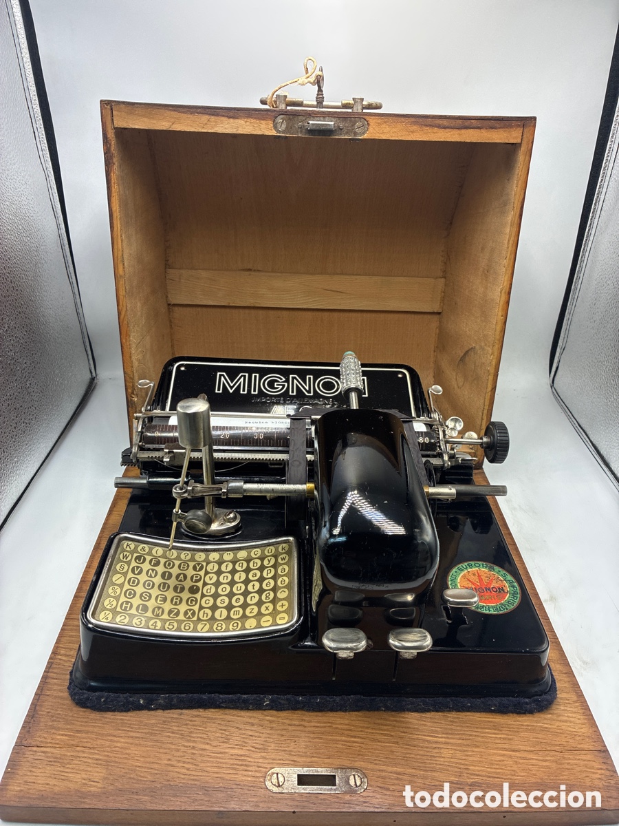Antig&uuml;edades: M&aacute;quina de escribir MIGNON Modelo 4. - Foto 2