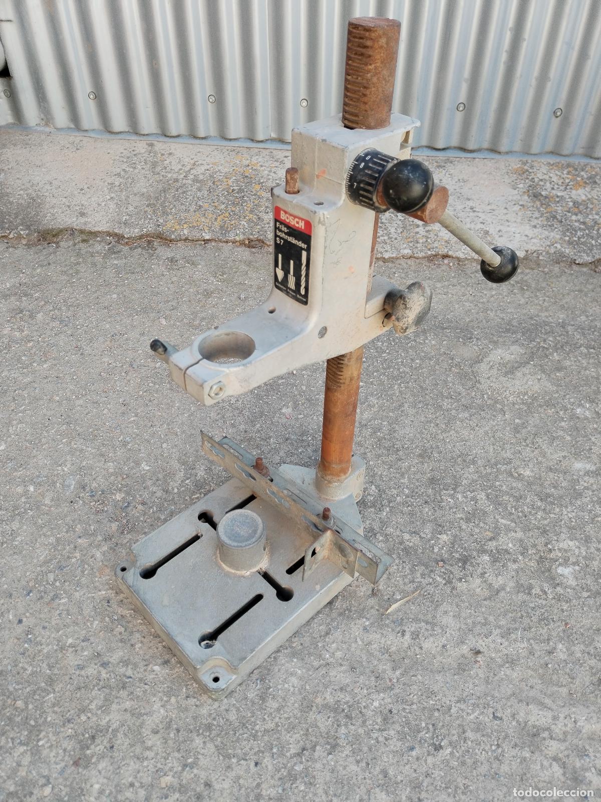 Antig&uuml;edades: bosch s7 soporte columna taladro - Foto 4