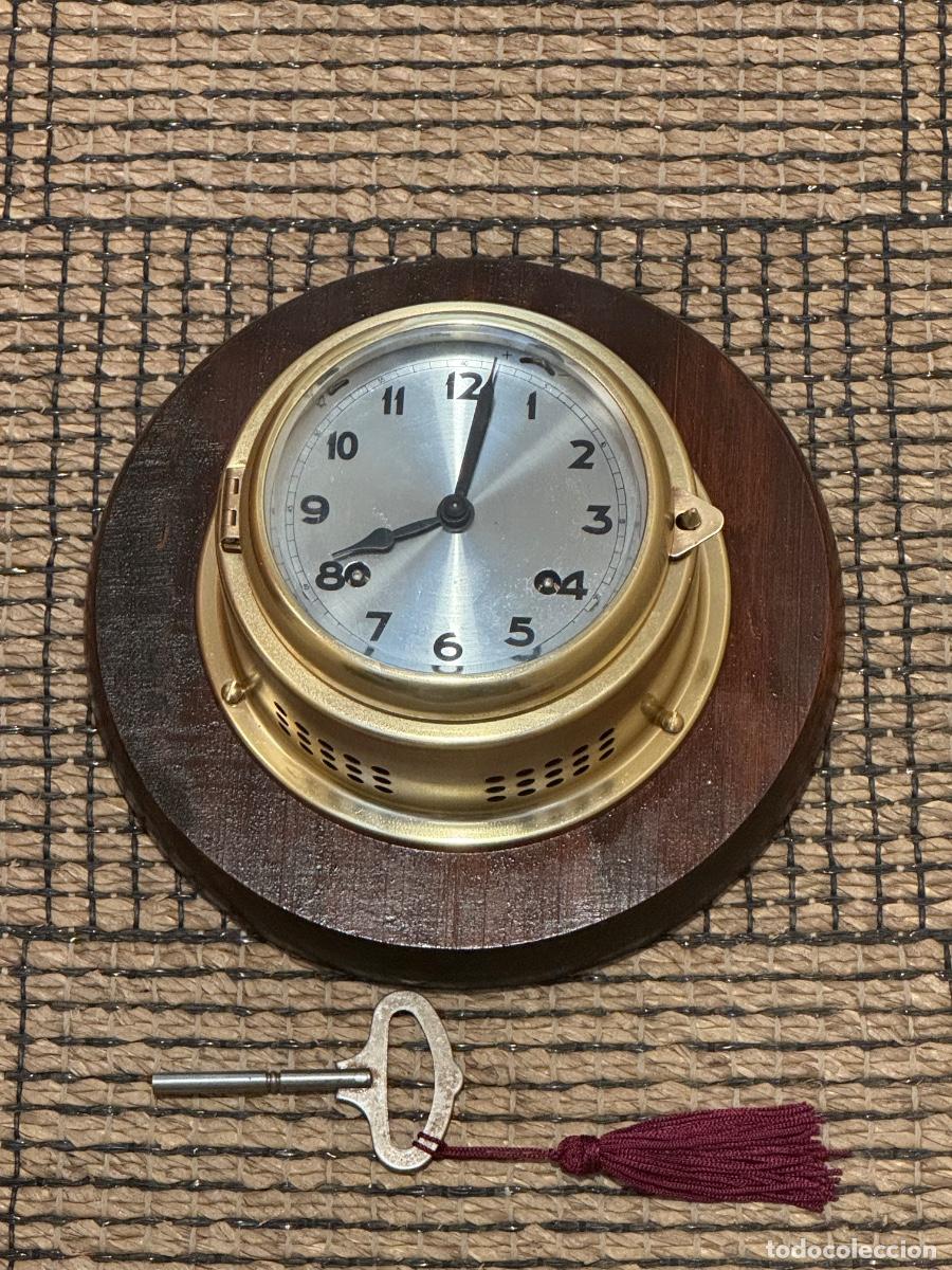 Antig&uuml;edades: RELOJ DE BITACORA - BARCO -MADE IN GERMANY - A&Ntilde;O 1977 - CARGA MANUAL .!