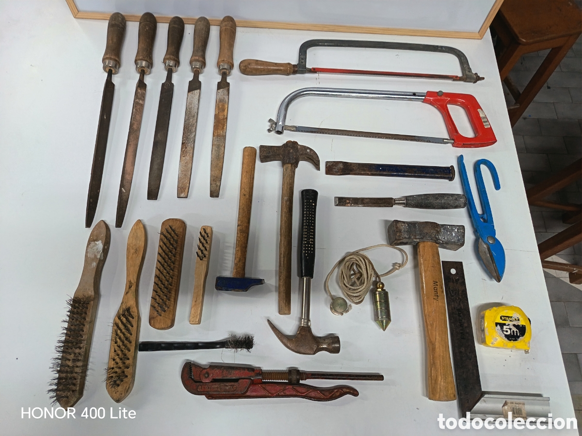 Antig&uuml;edades: Lote Herramientas Taller Manuales