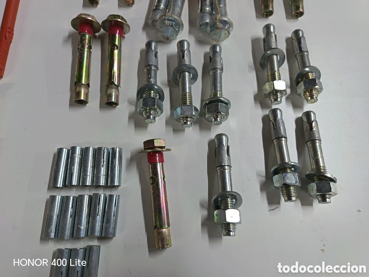 Antig&uuml;edades: Lote Tacos y Tirafondos Hormig&oacute;n - Foto 4
