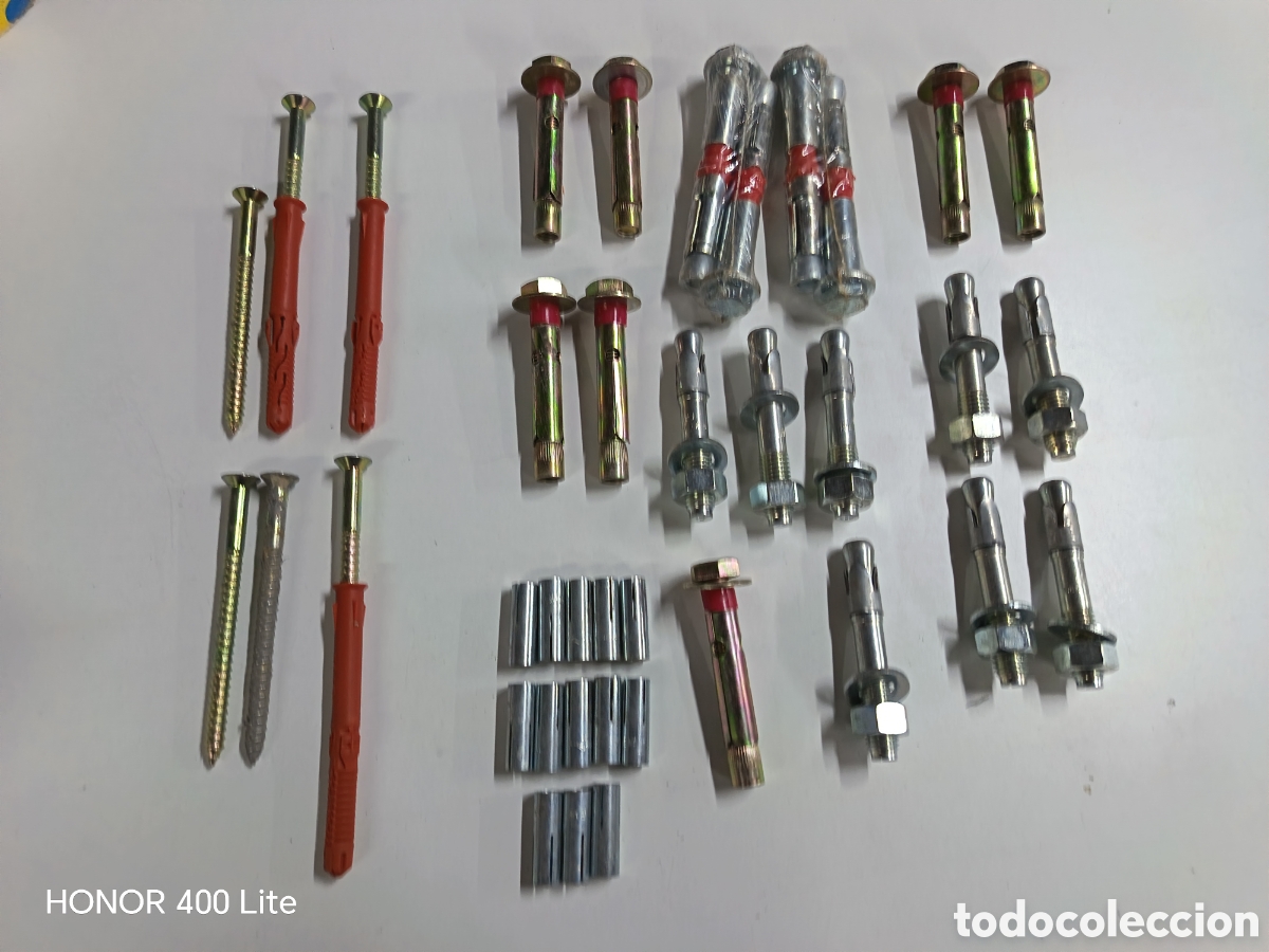 Antig&uuml;edades: Lote Tacos y Tirafondos Hormig&oacute;n - Foto 1