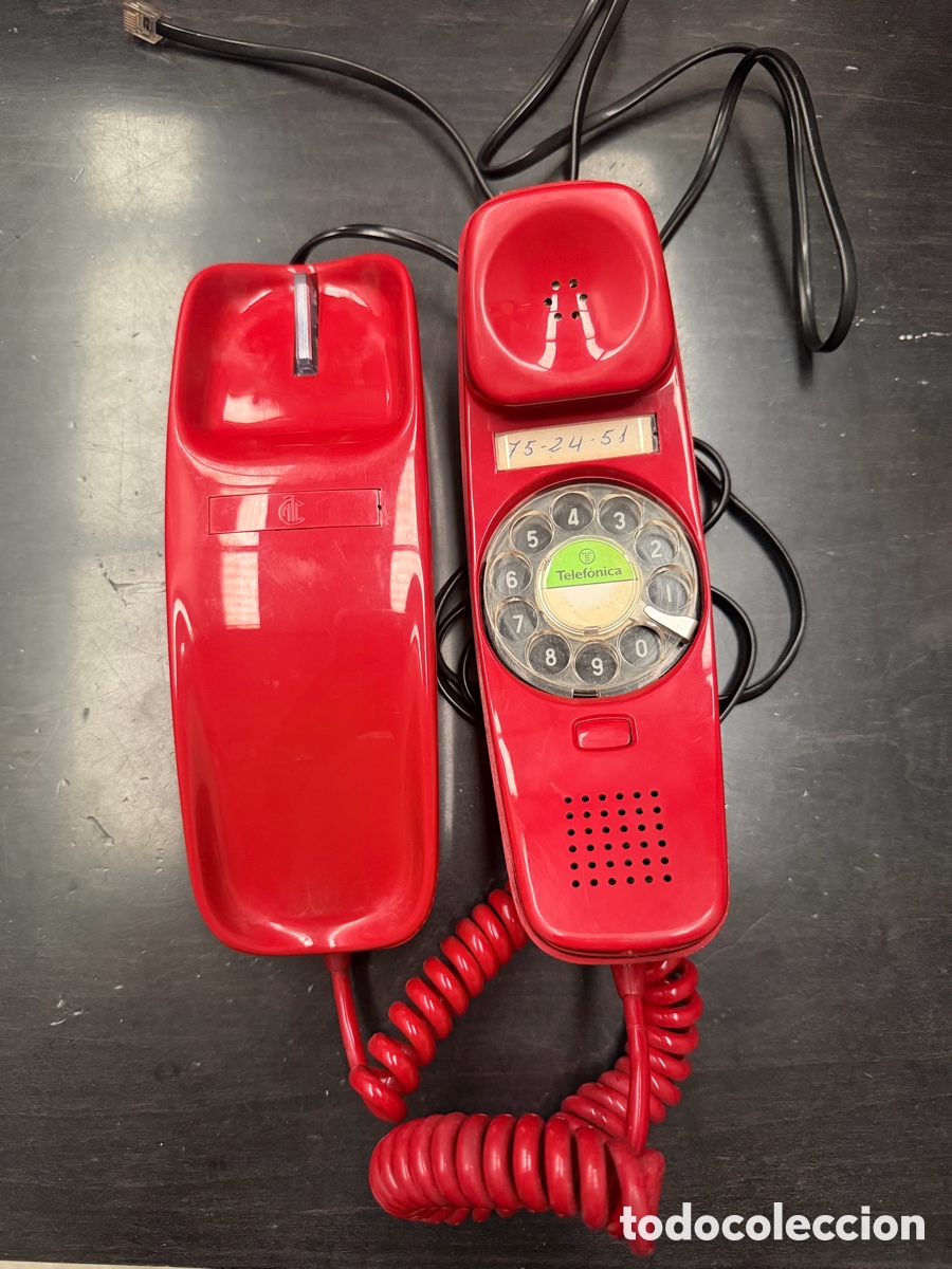 Tel&eacute;fonos: Tel&eacute;fono G&oacute;ndola Citesa Rojo Vintage - Foto 2