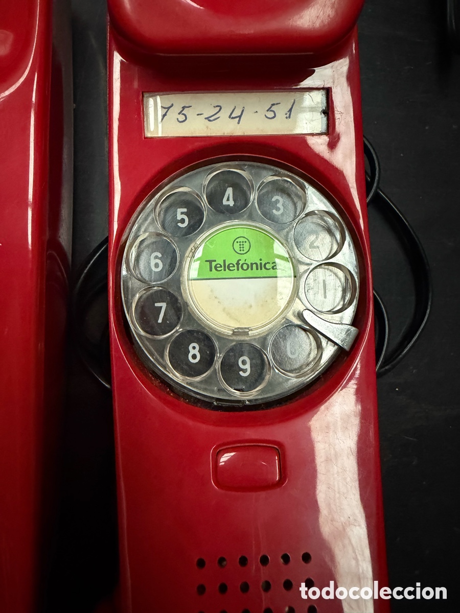 Tel&eacute;fonos: Tel&eacute;fono G&oacute;ndola Citesa Rojo Vintage - Foto 3