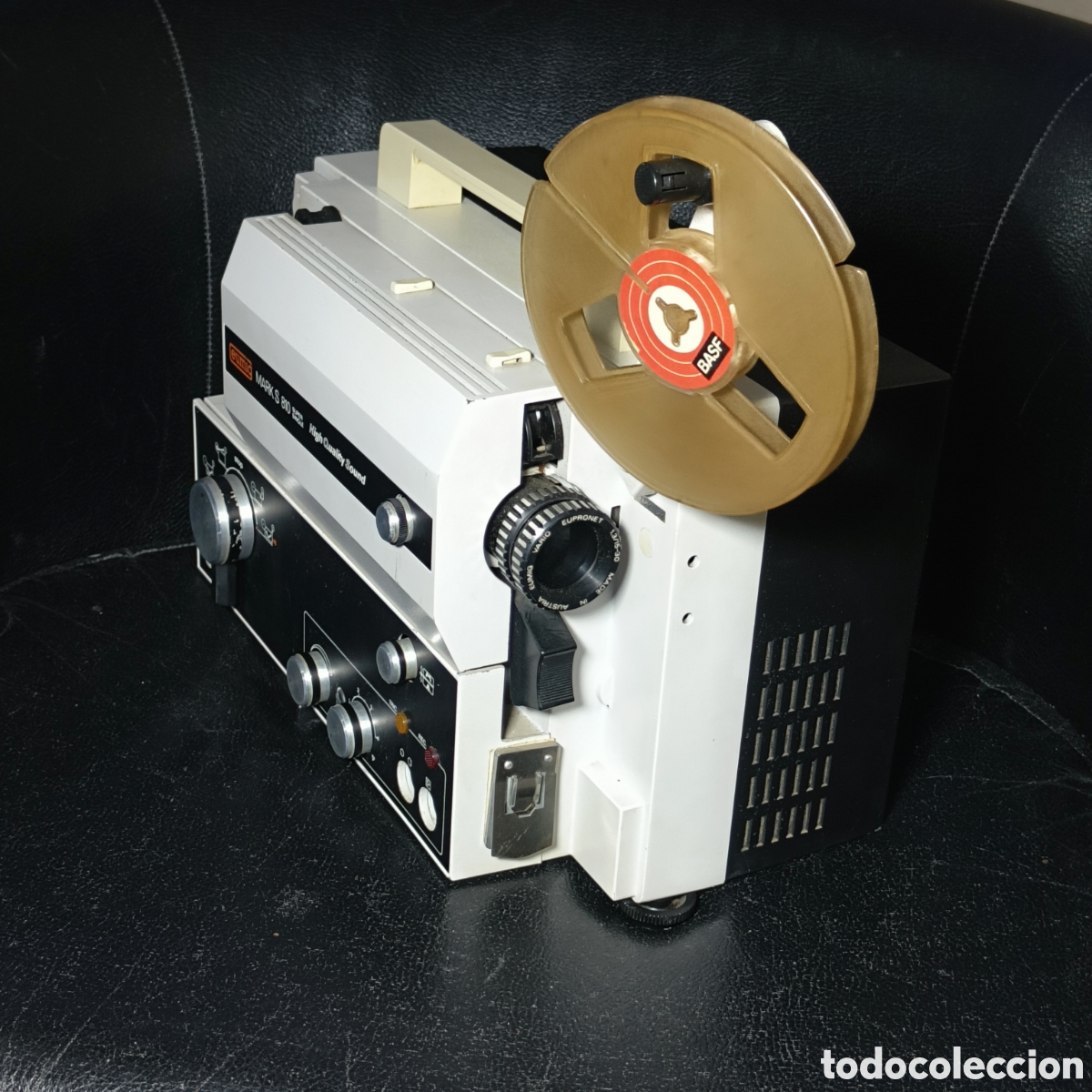 Antig&uuml;edades: Proyector de Cine Super 8 Sonoro EUMIG MARK S 810 H.Q.S. - Fabricado en Austria - A&ntilde;os 70 - Con &Oacute;pti