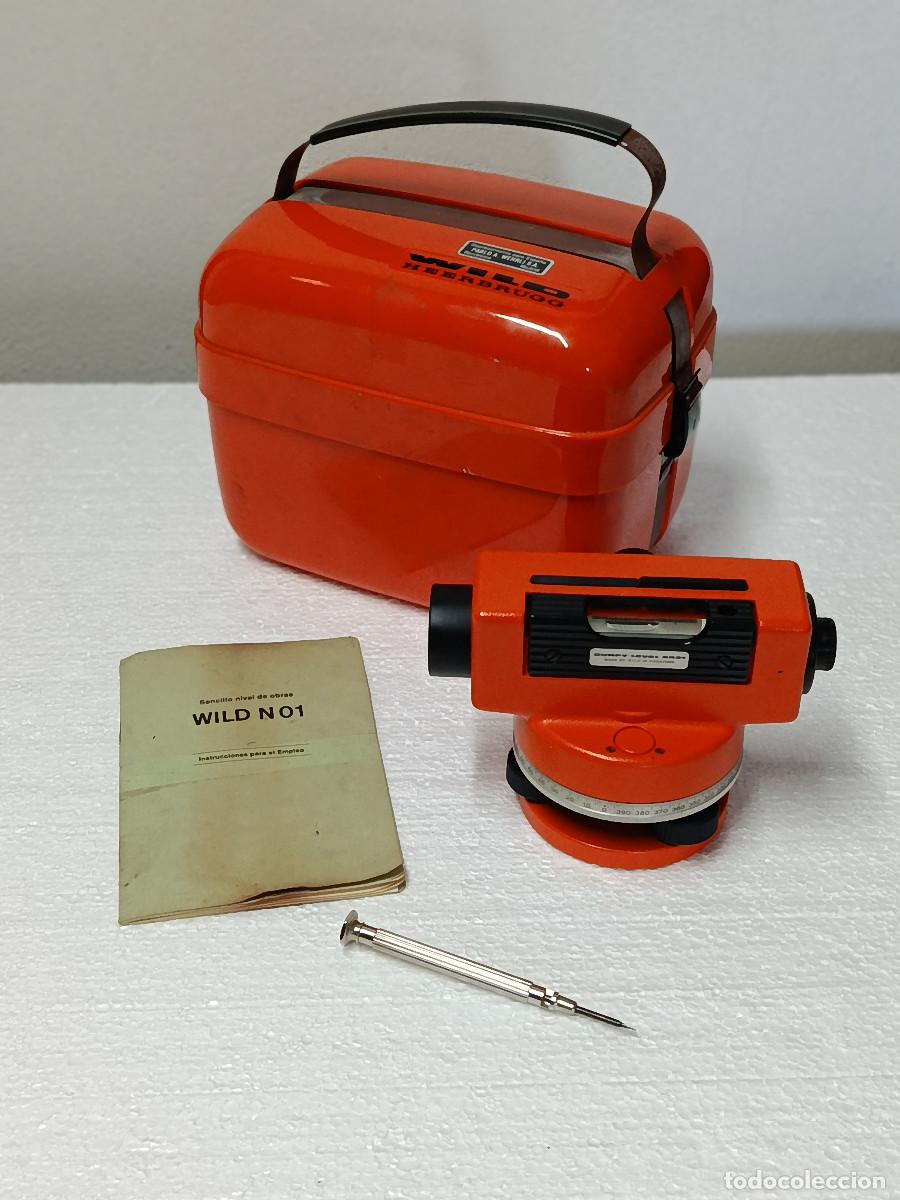 Antig&uuml;edades: NIVEL DE OBRAS VINTAGE WILD HEERBRUGG N 01. CON INSTRUCCIONES Y CAJA ORIGINAL.