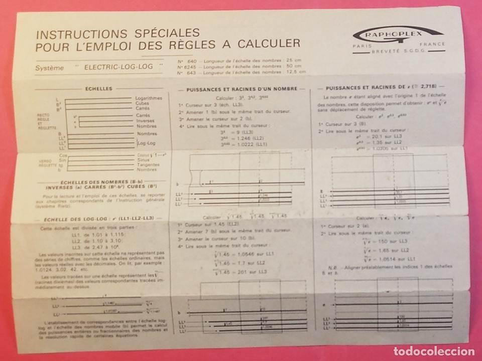 Antig&uuml;edades: REGLA DE C&Aacute;LCULO RAPHOPLEX 640 - Foto 4