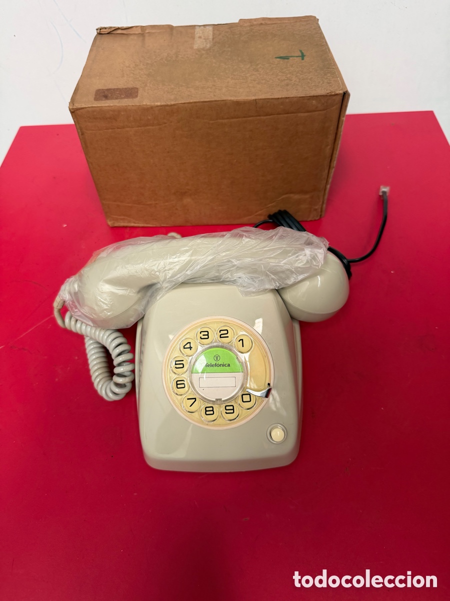 Tel&eacute;fonos: Tel&eacute;fono Vintage Telef&oacute;nica APA-8008 Gris Nuevo