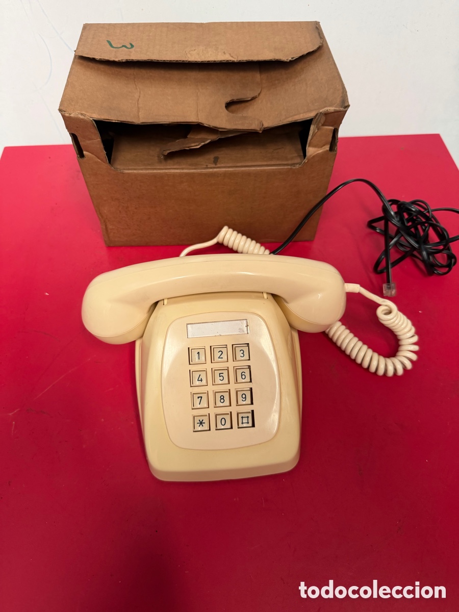 Tel&eacute;fonos: Tel&eacute;fono Amper Vintage Teclas Marfil