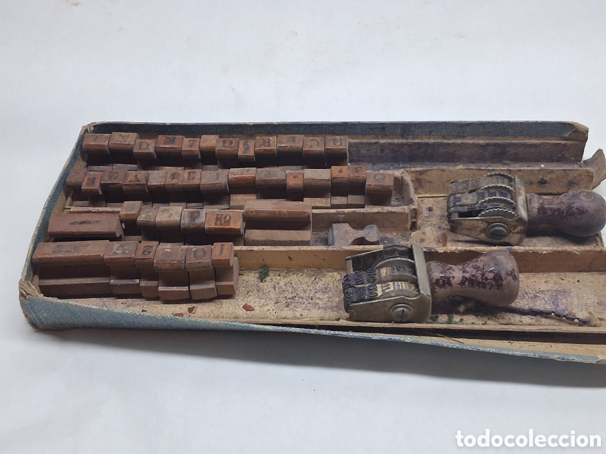 Antig&uuml;edades: Antigua imprenta manual