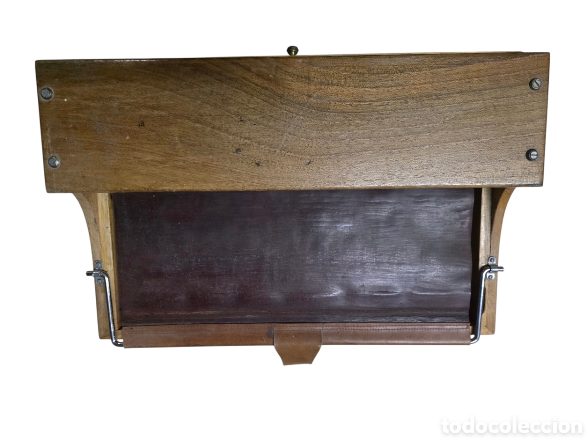 Antig&uuml;edades: Ped&iacute;grafo antiguo en madera - Foto 4