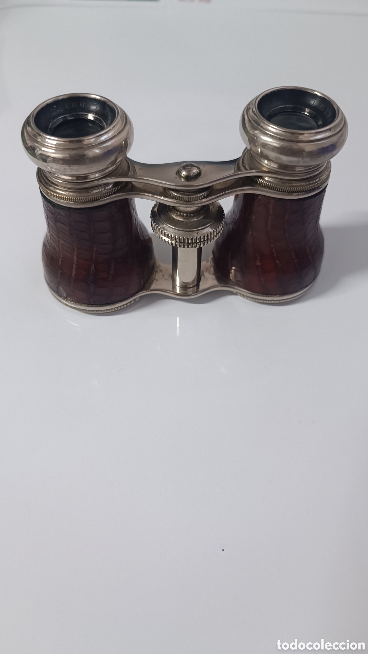 Antig&uuml;edades: Gemelos de &Oacute;pera Antiguos Aramburo (&Oacute;ptico de S.M.) - Madrid - S. XIX/XX - Con Estuche