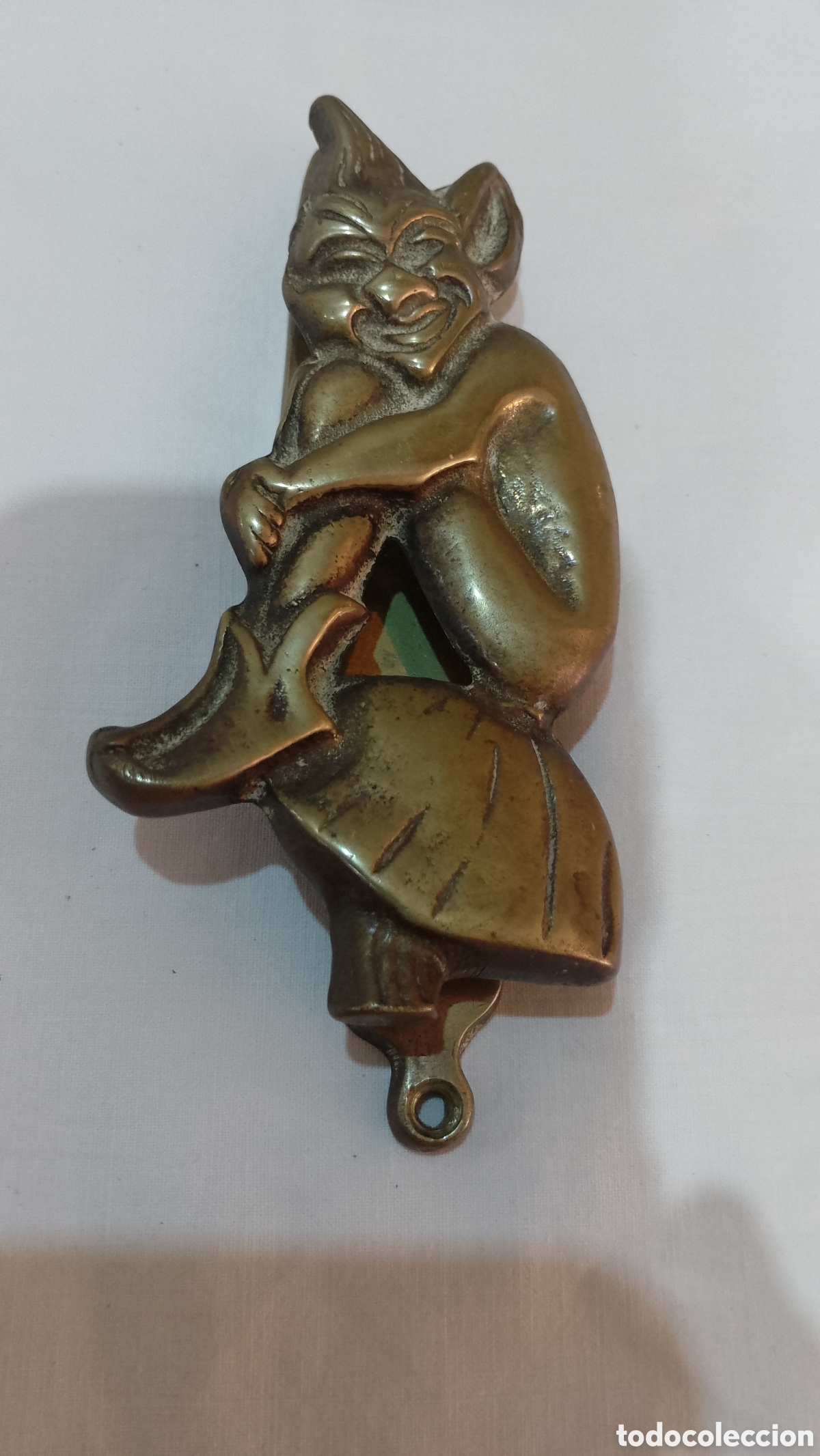 Antig&uuml;edades: Antiguo llamador de bronce duende