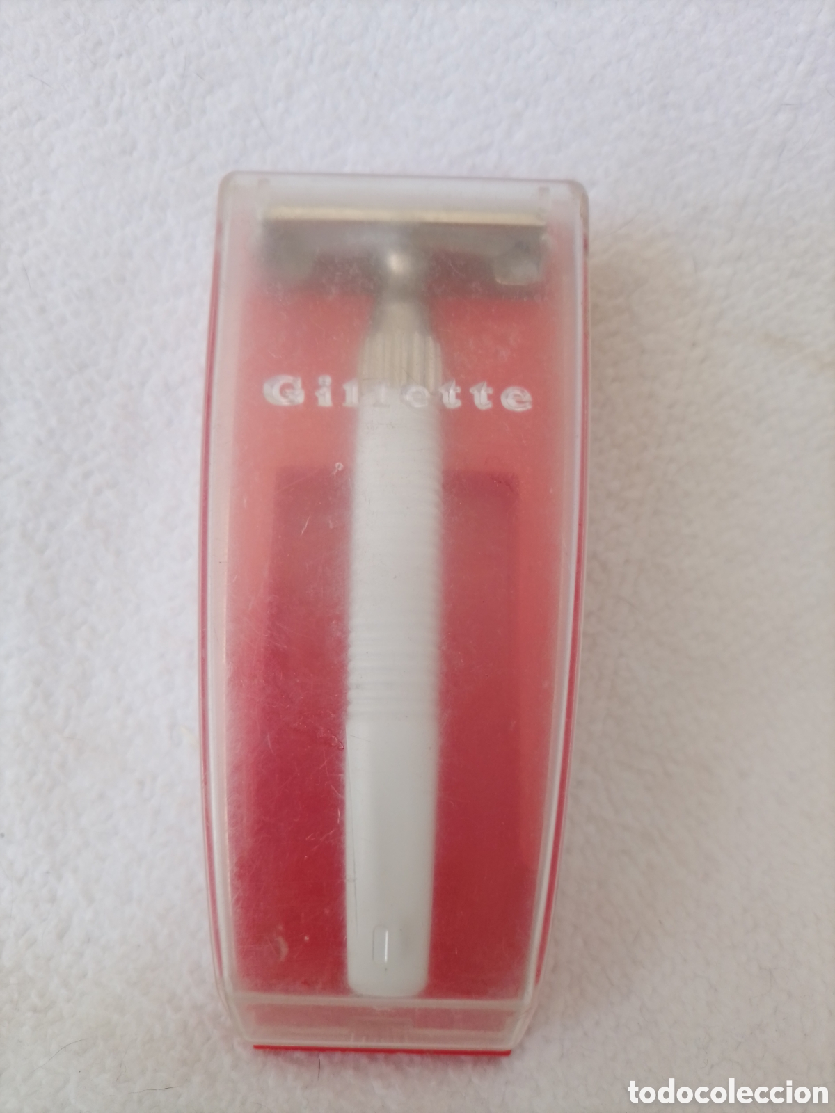 Antig&uuml;edades: Antigua maquinilla Gillette slim Twist.