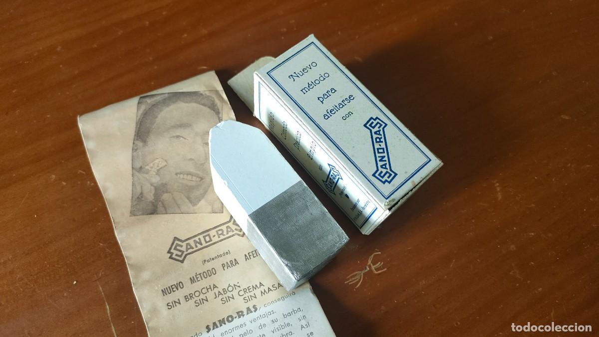 Antig&uuml;edades: JABON DE AFEITAR SIN USAR. MARCA SANO-RAS FON-SAN BARCELONA.