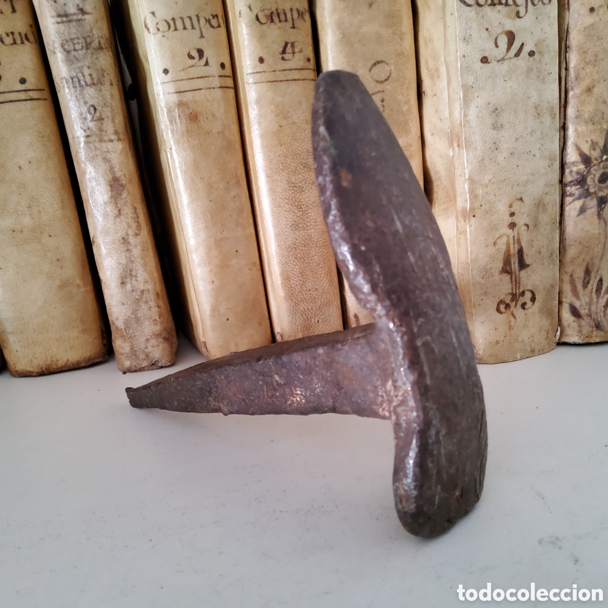 Antig&uuml;edades: ANTIGUO YUNQUE DE ZAPATERO PARA ZAPATOS DE NI&Ntilde;O, DE HIERRO FORJADO