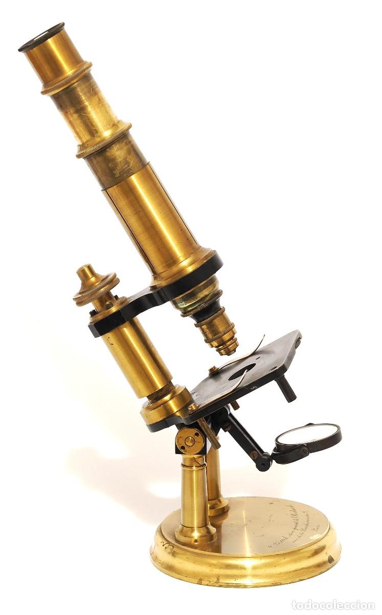 Antig&uuml;edades: Microscopio antiguo Verick (c.1870)