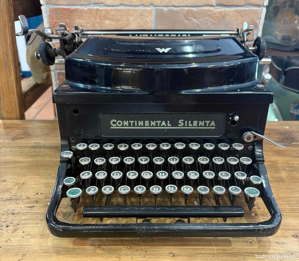 Antig&uuml;edades: M&aacute;quina de escribir Continental Silenta