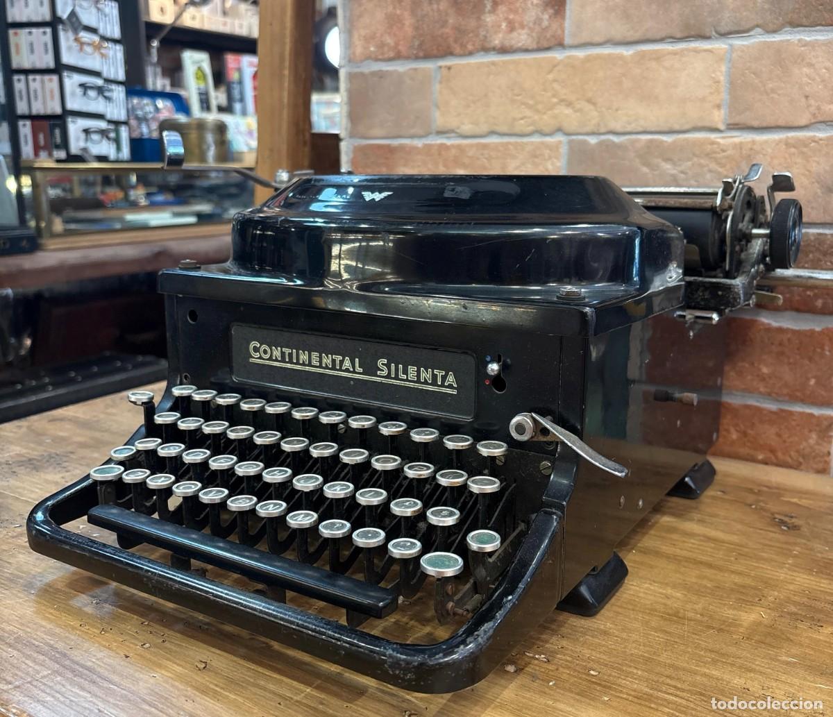 Antig&uuml;edades: M&aacute;quina de escribir Continental Silenta - Foto 2