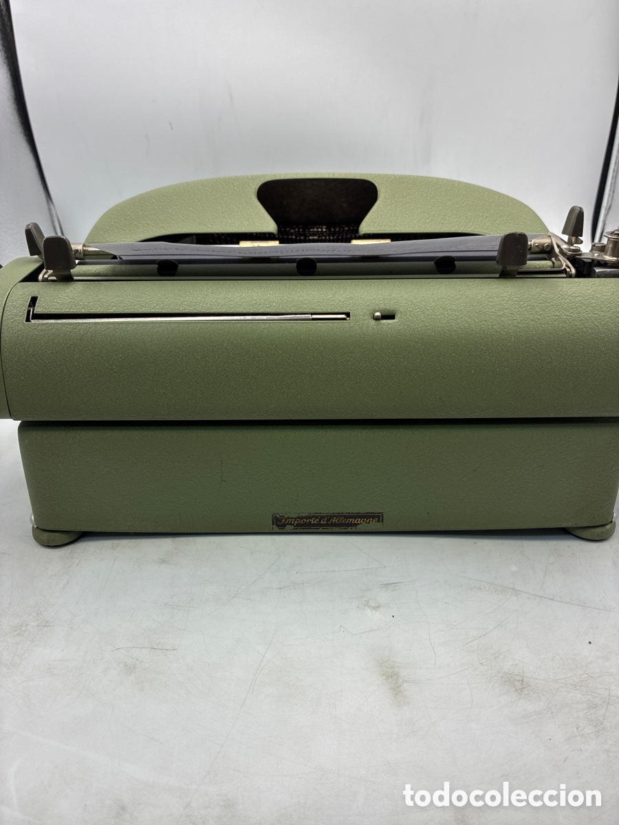 Antig&uuml;edades: M&aacute;quina de escribir Alpina. - Foto 8