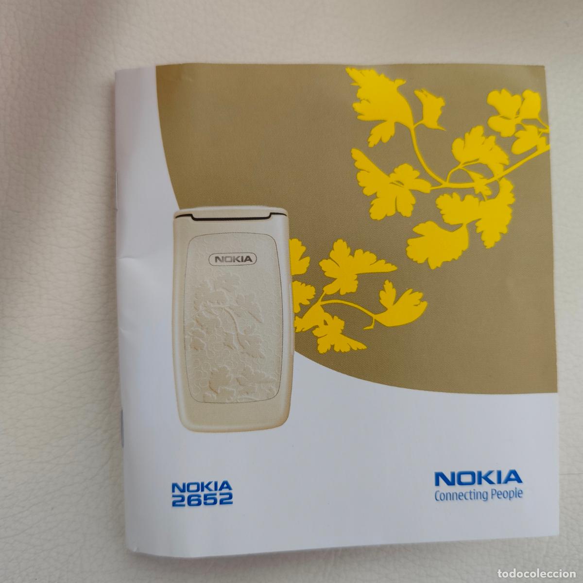 Tel&eacute;fonos: Manual instrucciones tel&eacute;fono Nokia 2652