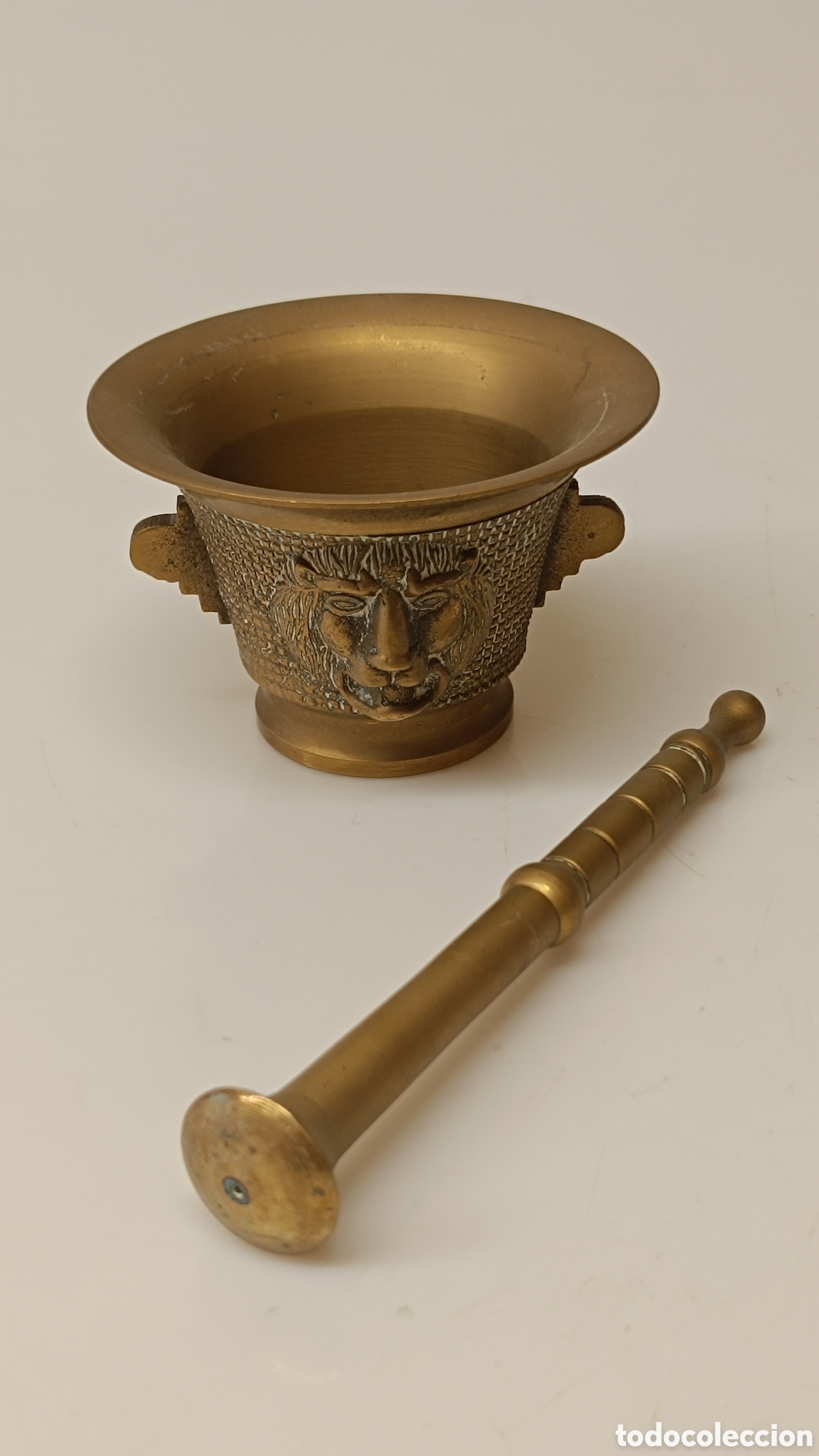 Antig&uuml;edades: Almirez antiguo bronce - Foto 2