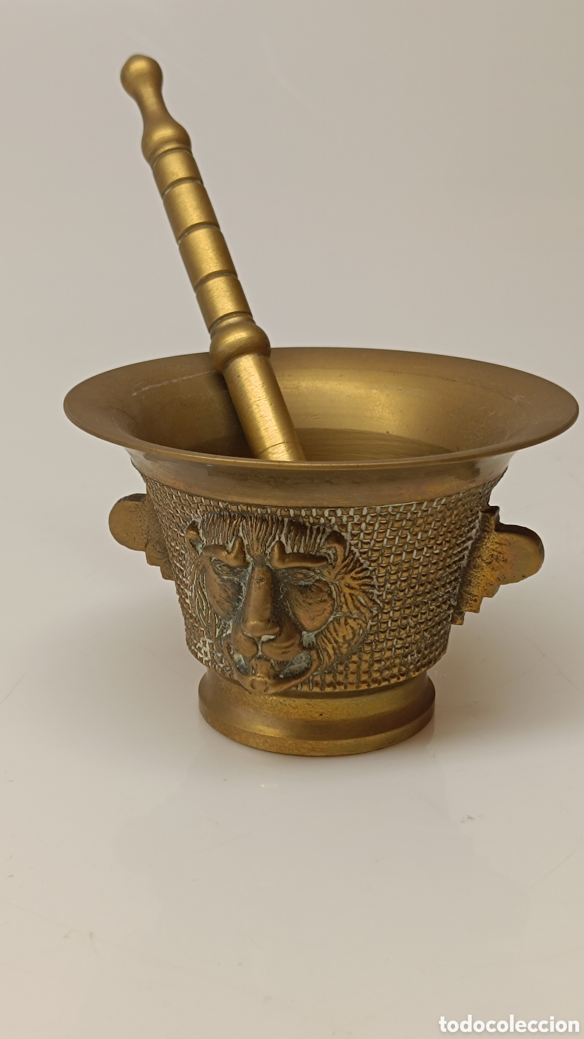 Antig&uuml;edades: Almirez antiguo bronce