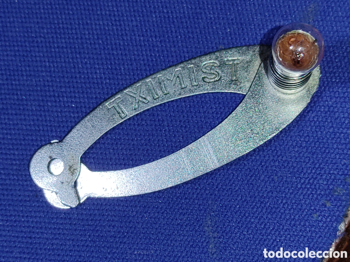 Antig&uuml;edades: Antiguo comprobador de pilas Tximist. - Foto 4