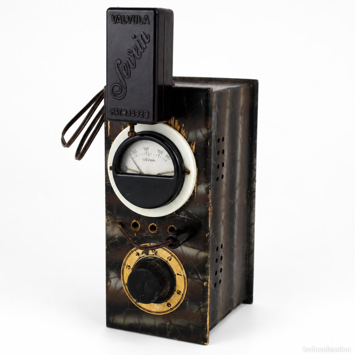 Antig&uuml;edades: Transformador Regulador Voltaje Antiguo SEVEIN Radio TV 1940s Volt&iacute;metro Vintage