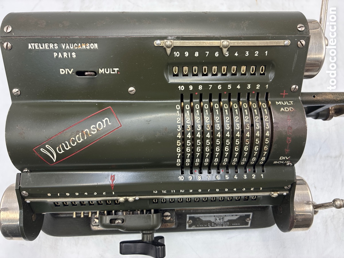 Antig&uuml;edades: M&aacute;quina de calcular Vaucanson. - Foto 2