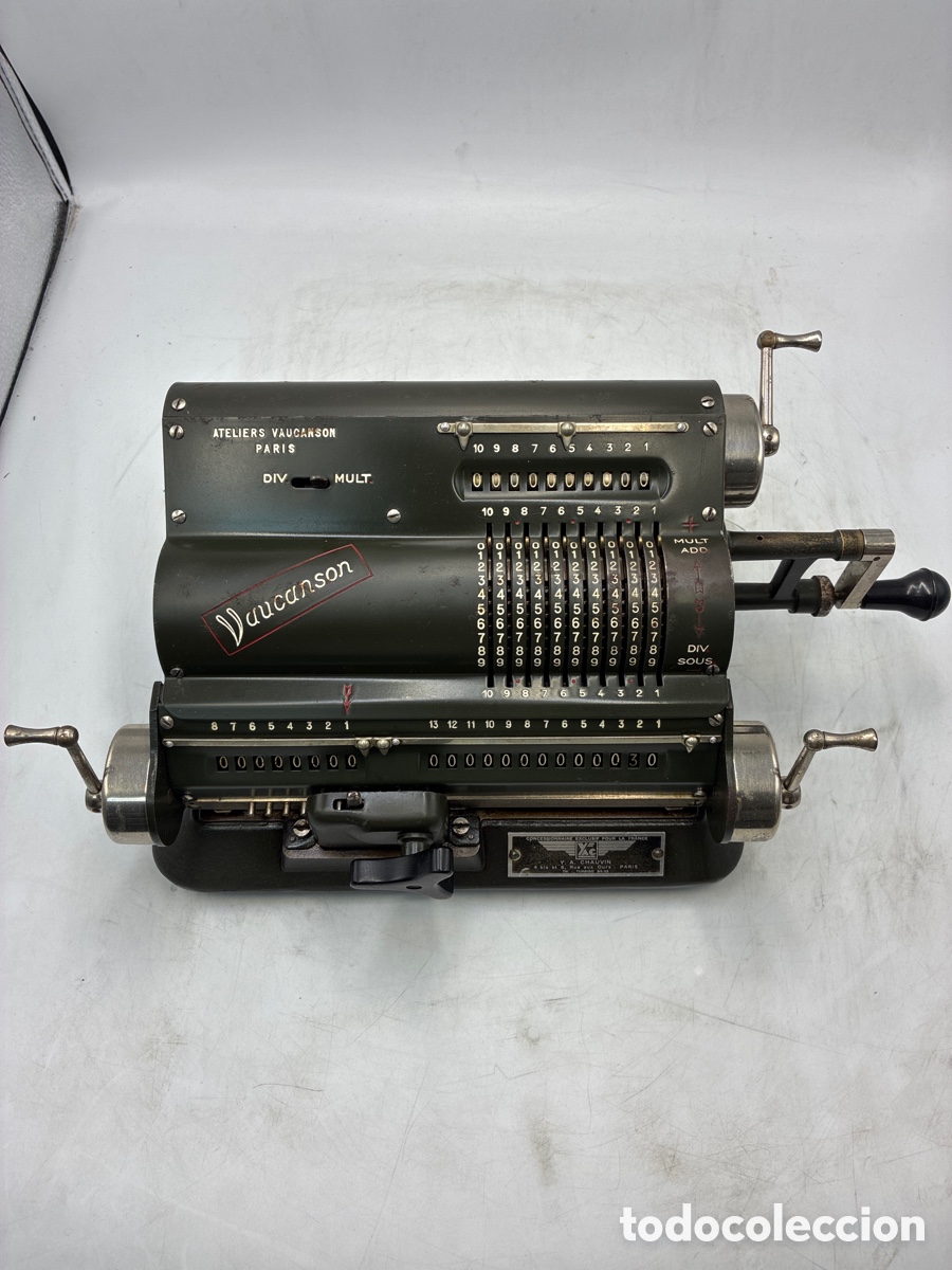 Antig&uuml;edades: M&aacute;quina de calcular Vaucanson.