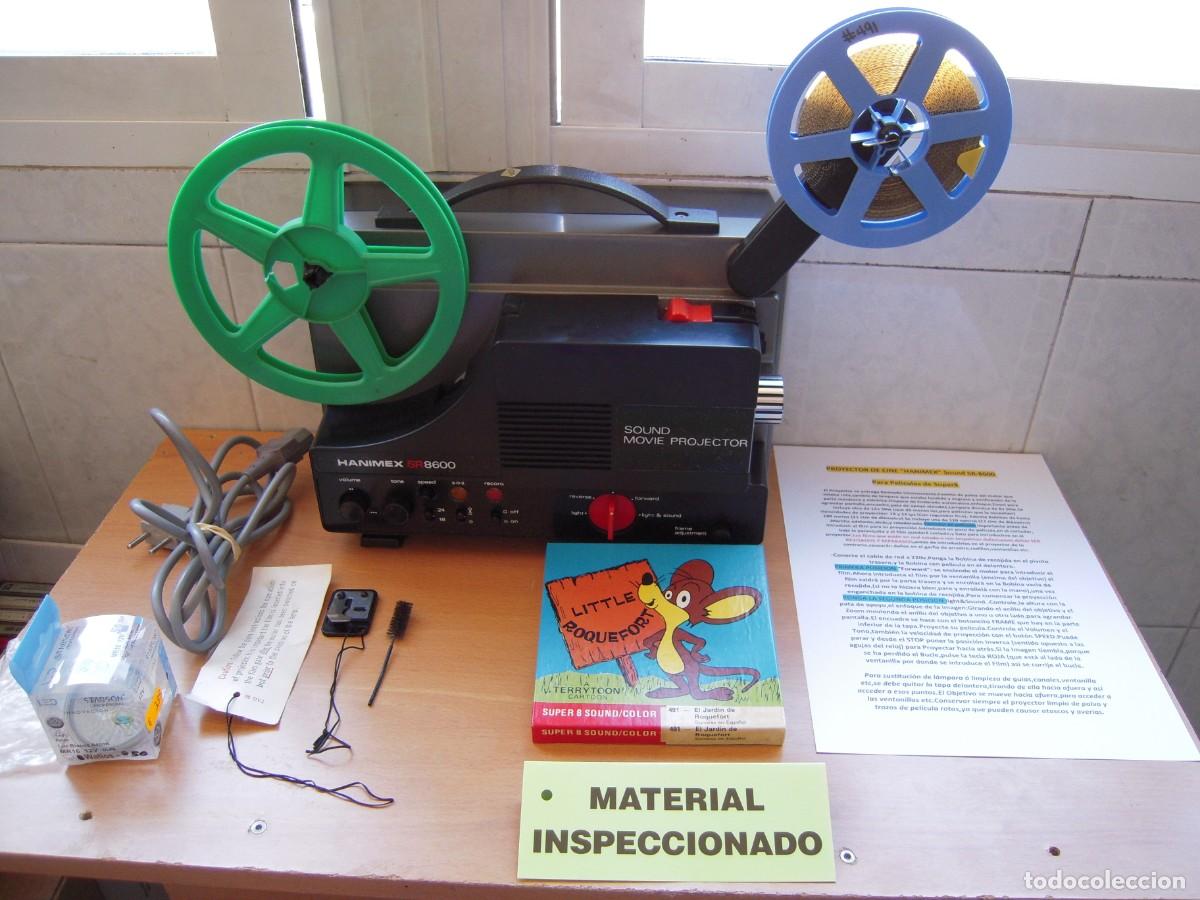 Antig&uuml;edades: Proyector de cine Sonoro Super8 HANIMEX SR-8600 Revisado y Funcionando