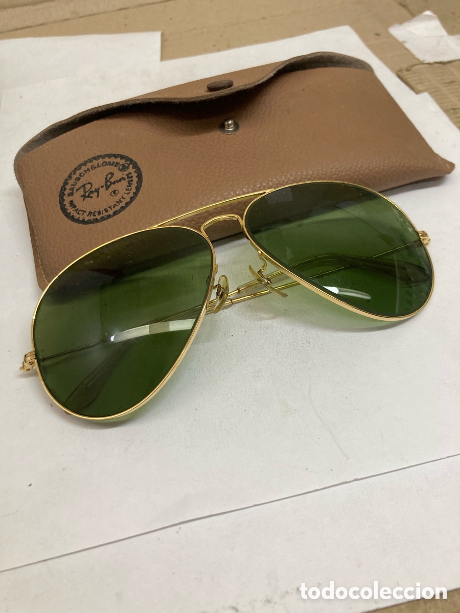 Antig&uuml;edades: Gafas de Sol Ray Bam en su estuche /XY20 - Foto 1