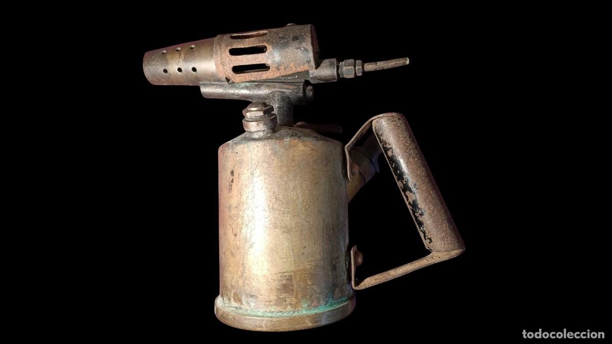 Antiquit&auml;ten: SOPLETE GASOLINA EXPRESS L.G. UNIS FRANCE &middot; 1891 &middot; RAR&Iacute;SIMO